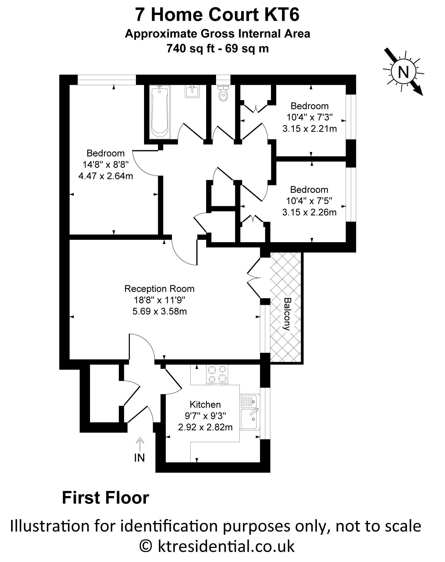 Home Court, Flat 7 – Floor Plan