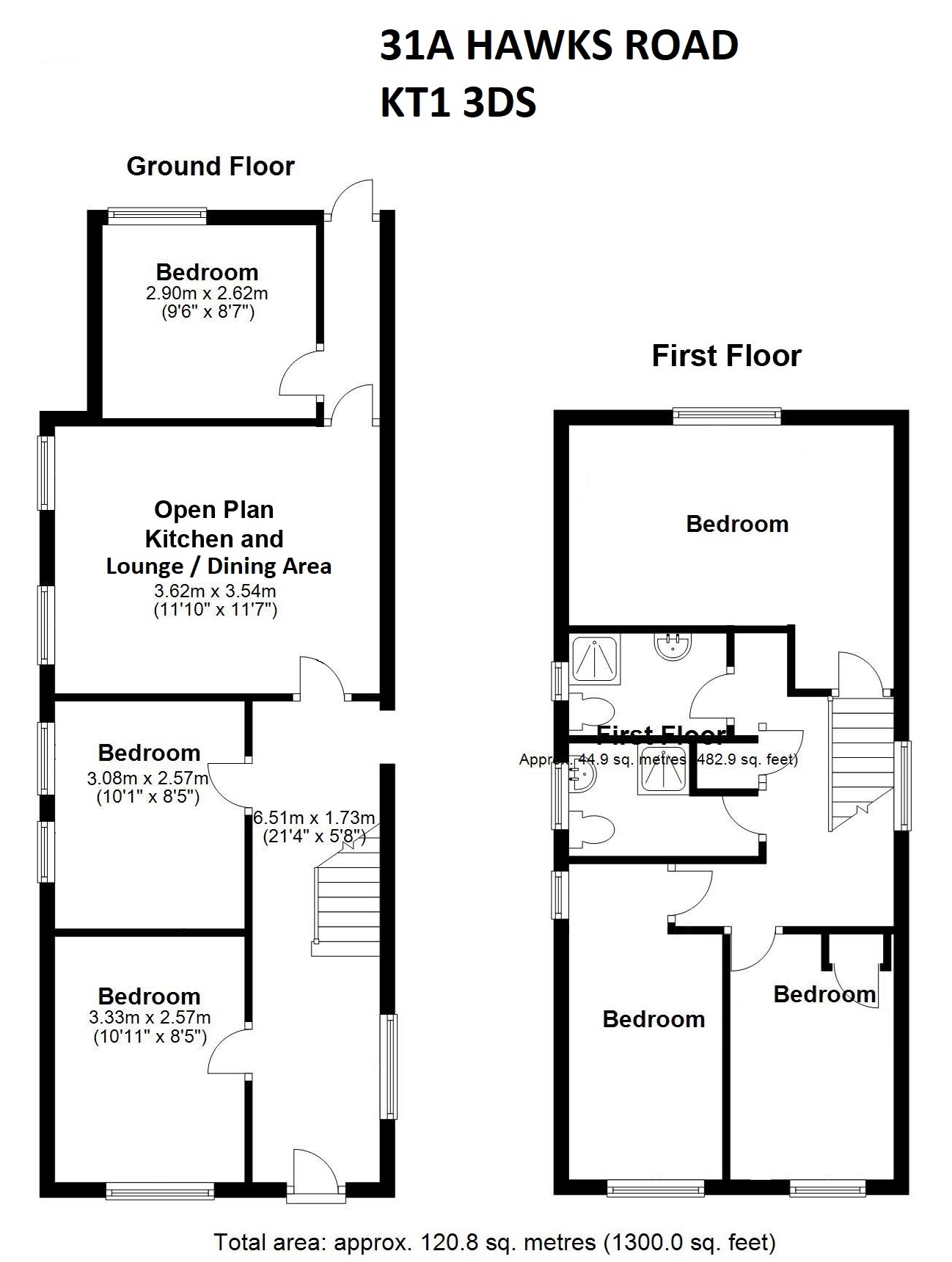 Hawks Road 31a – Floor Plans